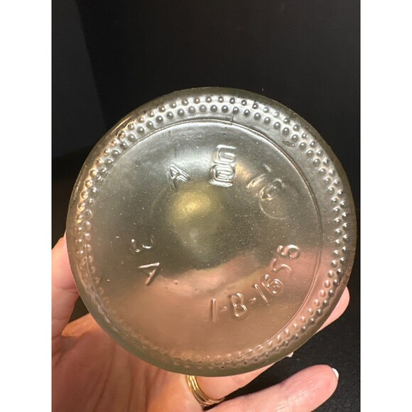 Vintage George Washington Embossed Glass Bottle w/ Stars Cap 11" Patriotic - Picture 9 of 9